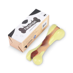 Tikaton durable nylon chew toy stands up to hours of rough play.
