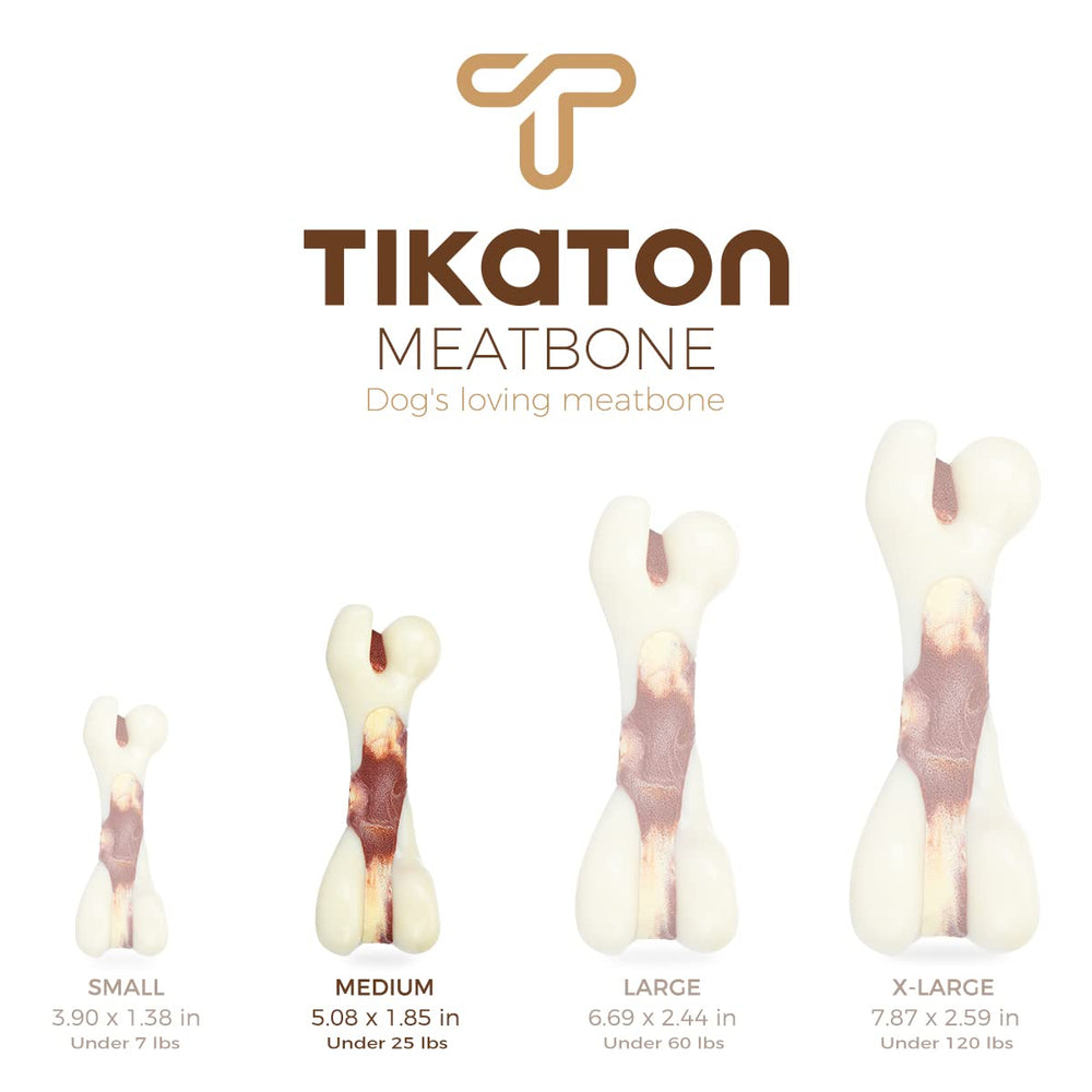 Tikaton indestructible dog chew tough non-toxic material for hours of play
