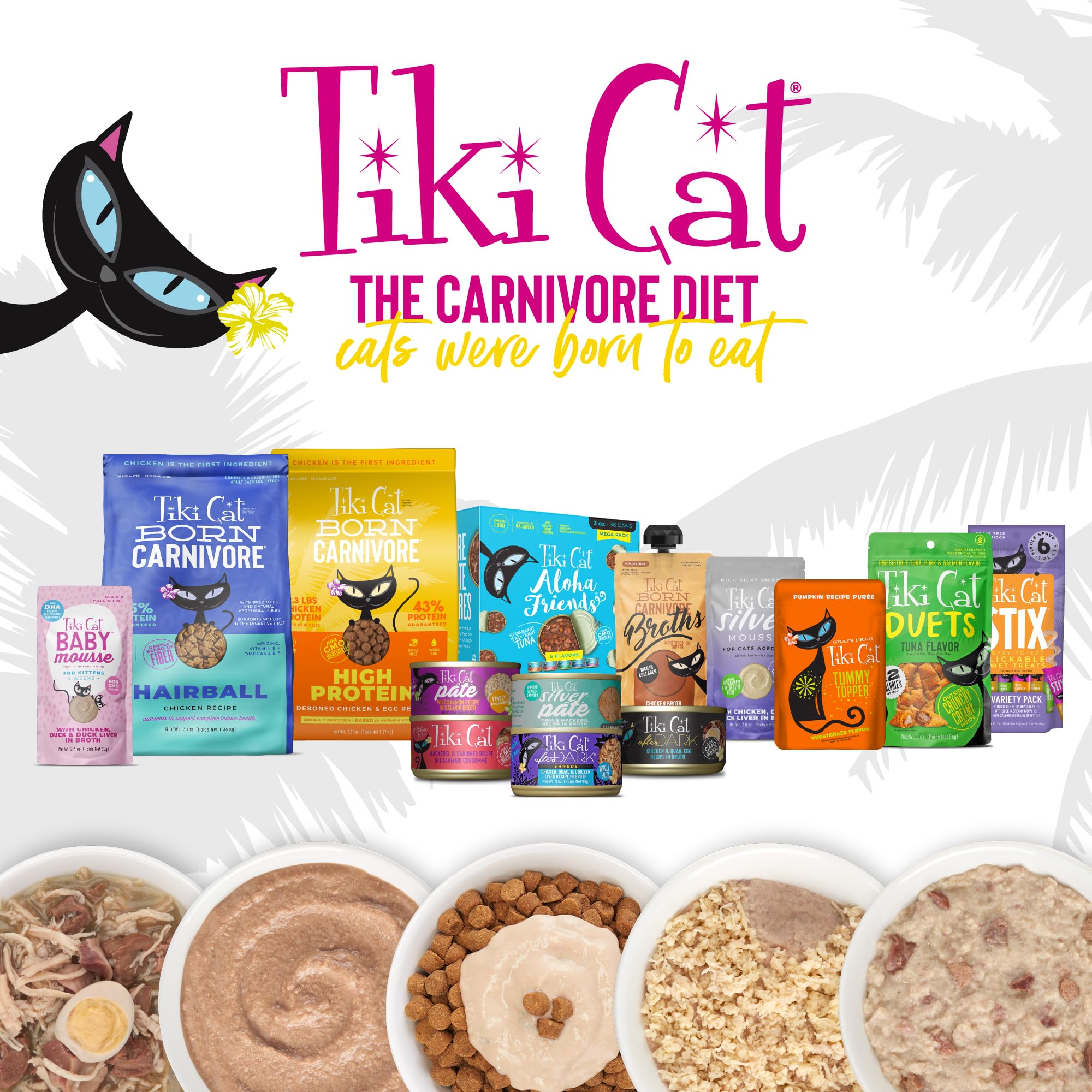 Tiki Pets adult cat nutrition indoor health kibble — complete balanced formula for indoor cats.