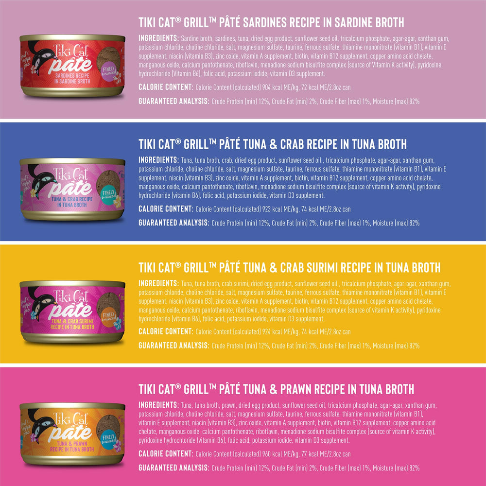 Tiki Cat Grill Pâté finely minced texture image reflects smooth mouthfeel