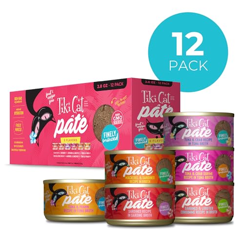 Tiki Cat Grill Pâté tuna image emphasizes dolphin-safe tuna for carnivore meals