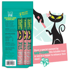 Tiki Pets Tiki Cat Stix single-serve pack ready for quick, convenient treats