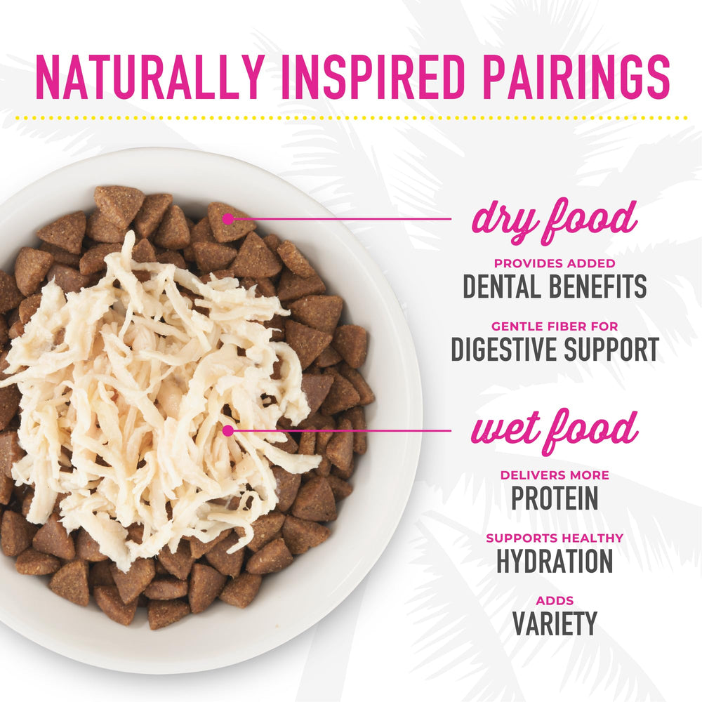 Tiki Cat Stix nutrition claim image notes nine calories per treat for portions.