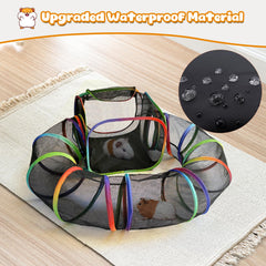 TIKIWIK breathable mesh promotes comfort and activity for small pets.