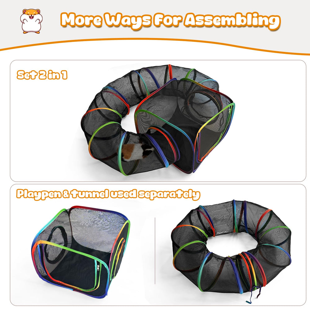 TIKIWIK playpen shows open side for quick access during playtime.