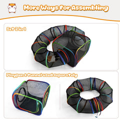 TIKIWIK playpen shows open side for quick access during playtime.