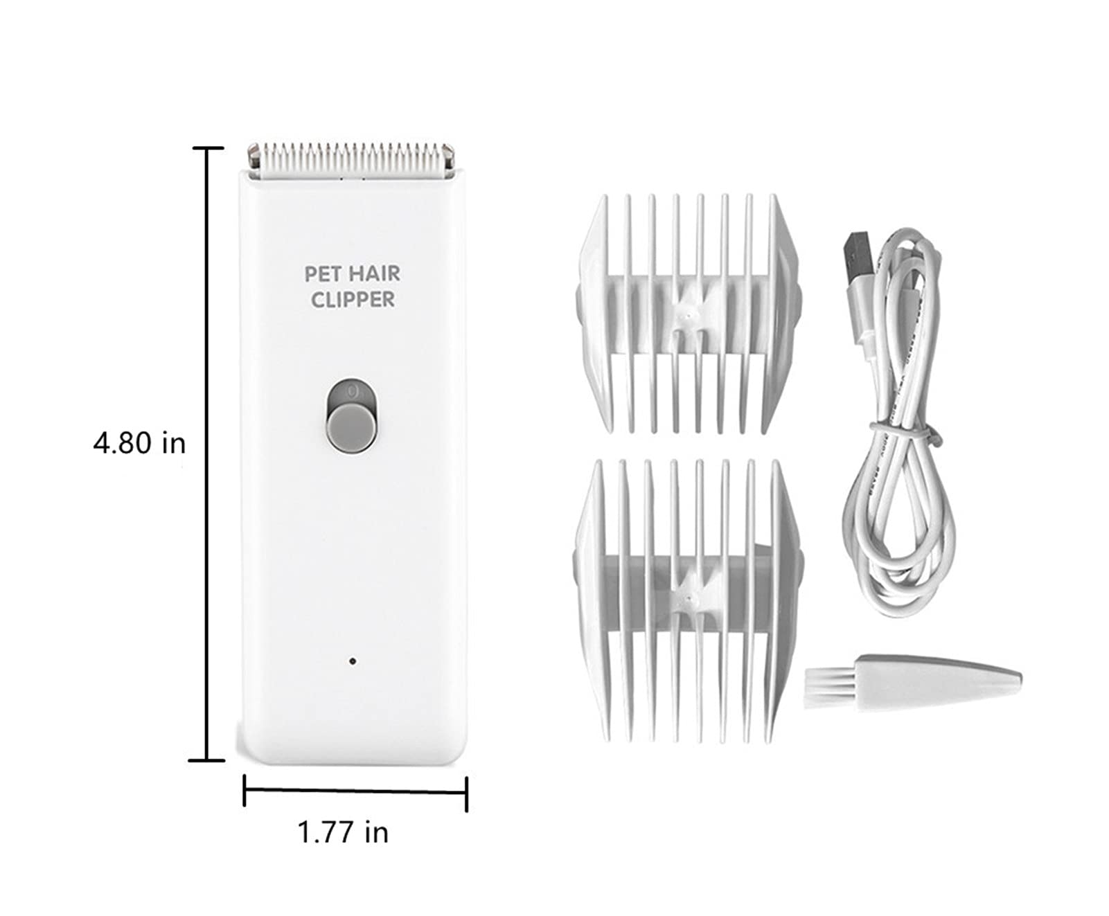 Tileon dog clippers washable blades under water tab for quick cleanup after trims