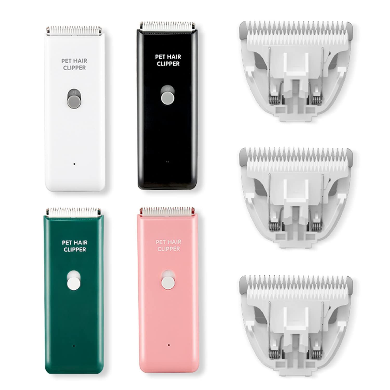Tileon replacement blades three-pack for dog shavers TB006 offers versatile grooming on the go