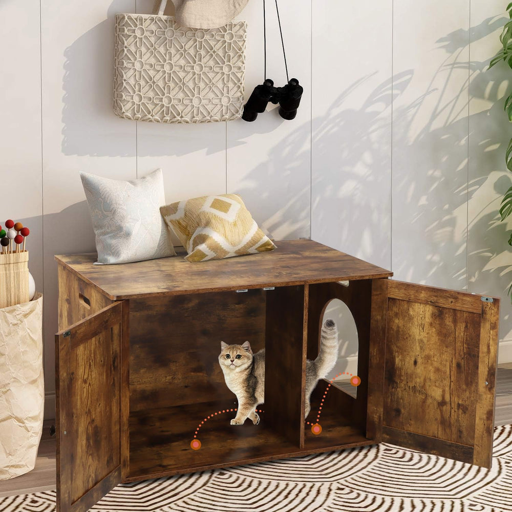 Timberer enclosure surface close up showing easy clean particle board