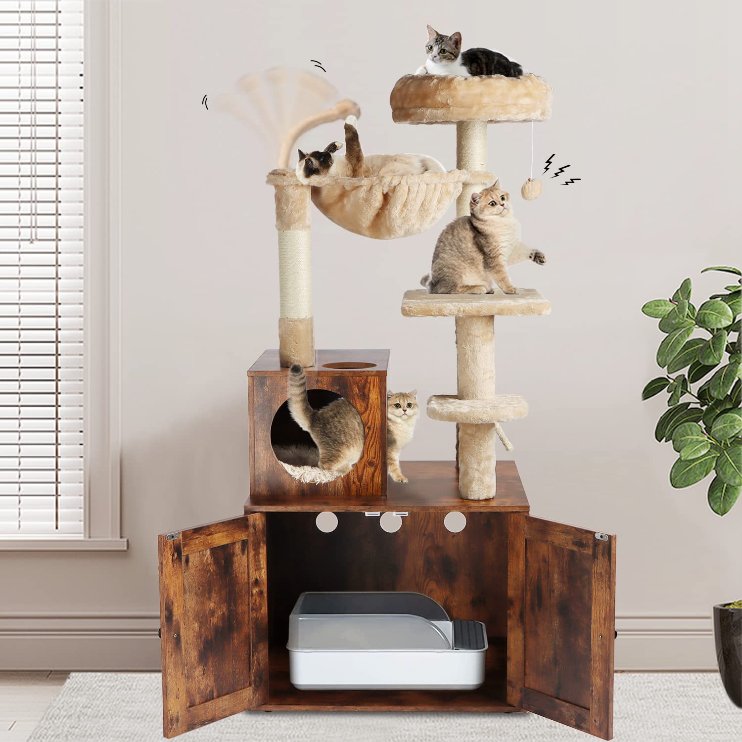 Timberer cat tree assembly-instructions image shows easy setup and assembly