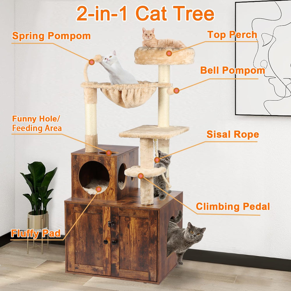Timberer cat tree indoor setup demonstrates multi-level play areas for curious felines