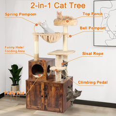 Timberer cat tree indoor setup demonstrates multi-level play areas for curious felines