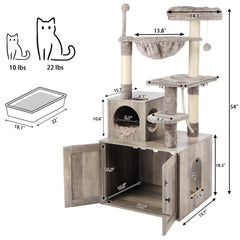 Timberer cat tree scratching posts close-up emphasizes durability