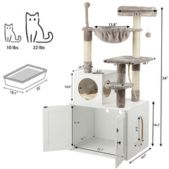 Timberer cat tree scratching posts encouraging playful scratching to protect furniture