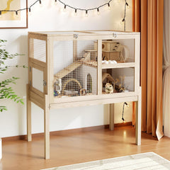 Timechee guinea pig cage assembly parts show easy setup for busy pet parents.