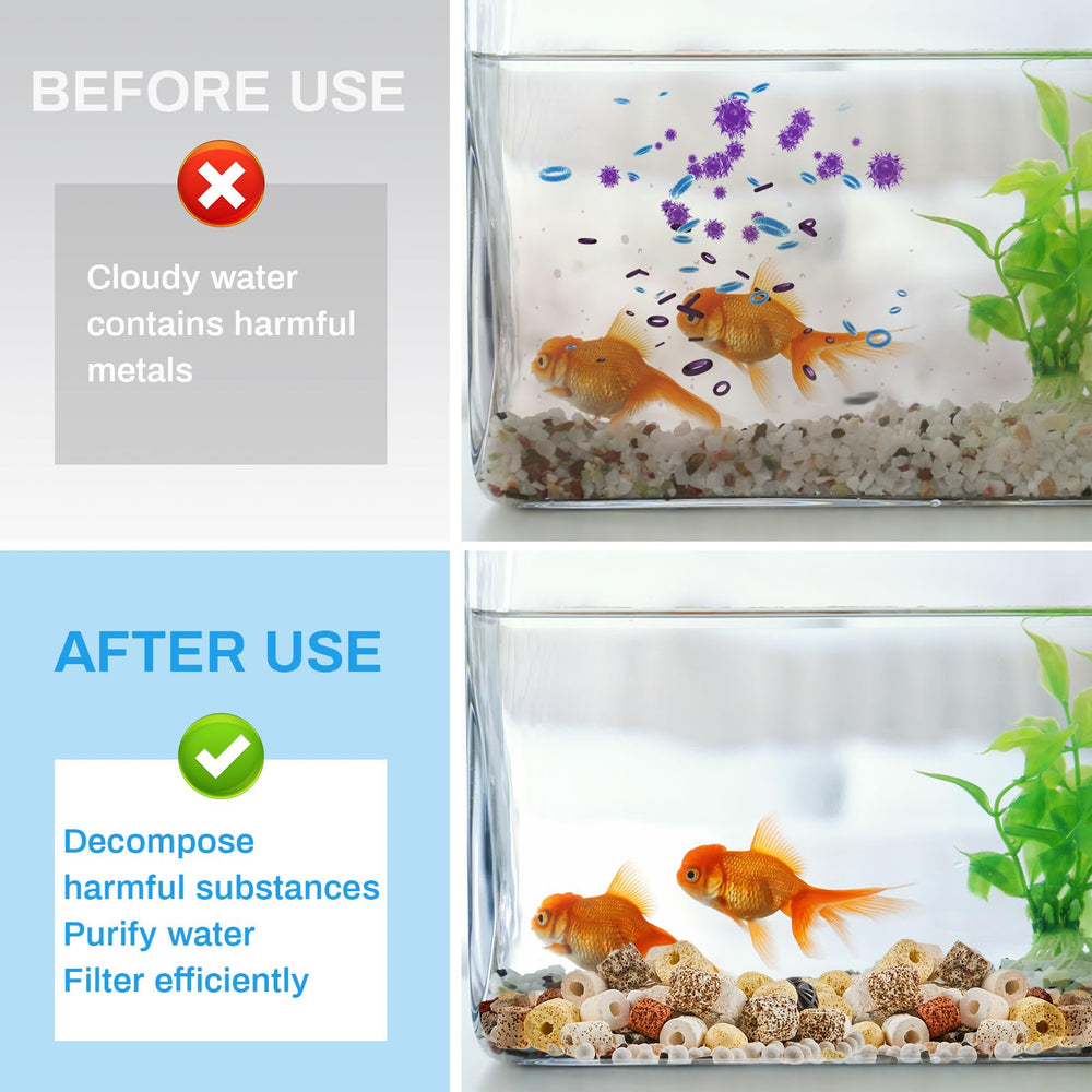 Timgle biological beads promote steady bio-filtration and stable tank conditions.