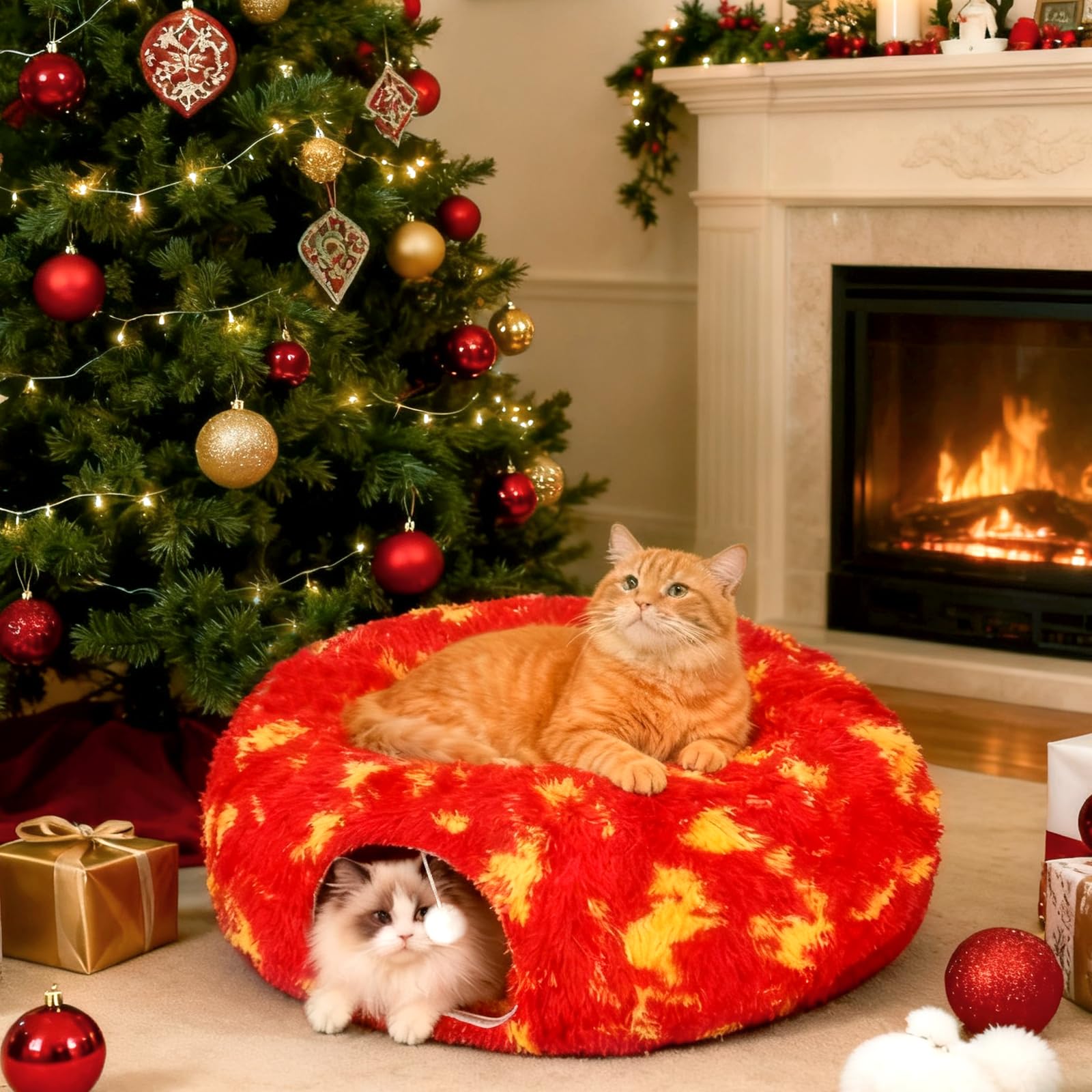 TIMIEEYA cat tunnel gift packaging indicates ideal gift idea