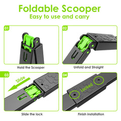 TIMINGILA durable spring ensures reliable pickup of waste from tough surfaces