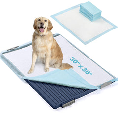 TIMINGILA puppy pads holder 30x36 front view shows secure containment for leaks.