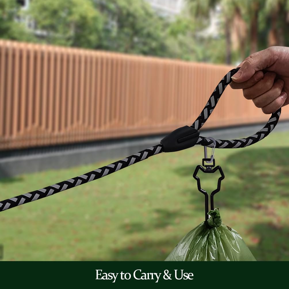 Timoqi two-pack dog bag holder highlights value and easy replenishment.