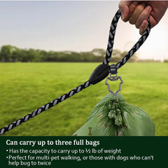 Timoqi gun black holder demonstrates secure attach to leash or backpack