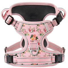 Timos dog harness - 3-snap-buckles close-up for quick on-off during walks