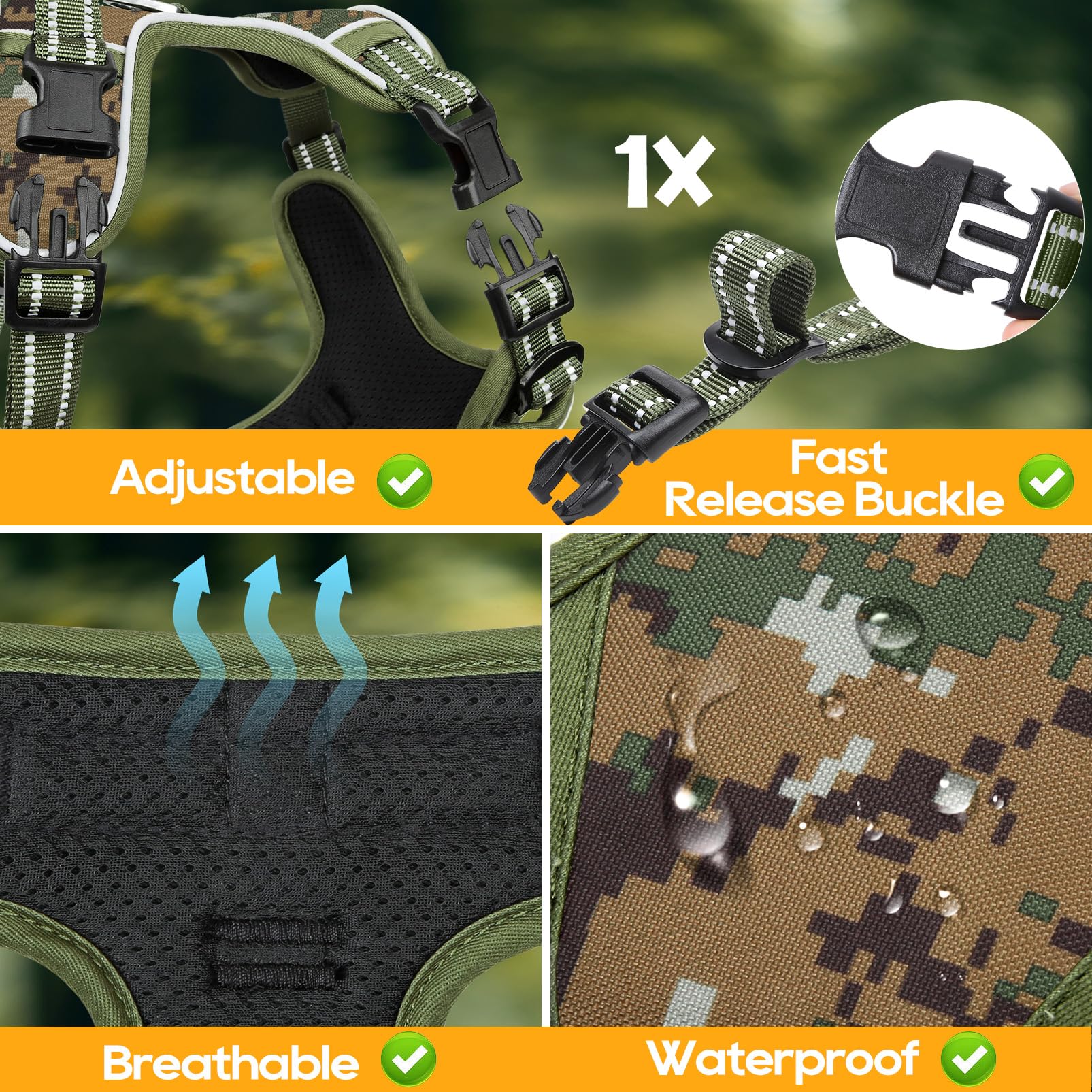 Timos chest attachment of harness supports no-pull training