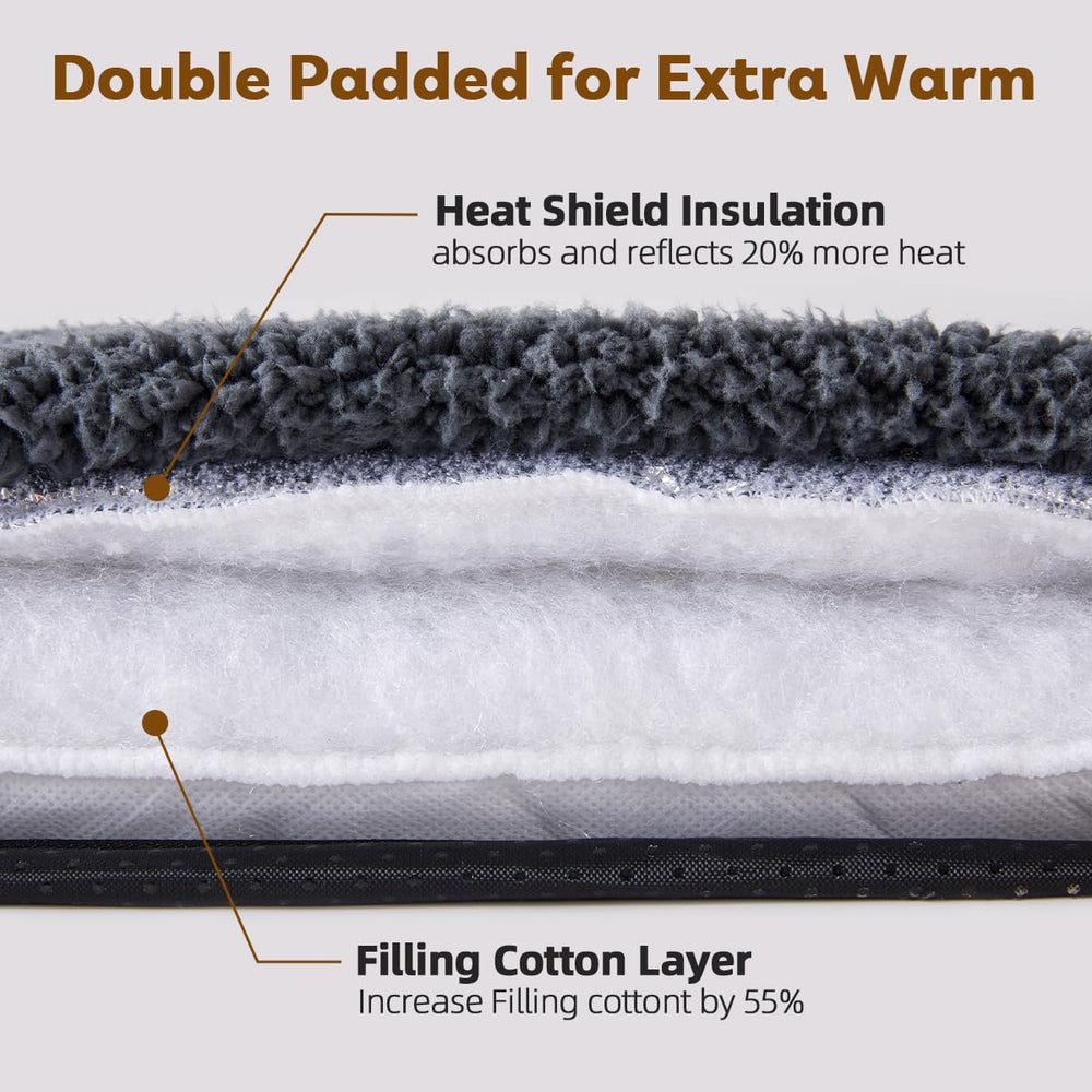 TIMSUNBER self-warming cat bed removable cover ready for washing