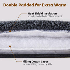 TIMSUNBER self-warming cat bed removable cover ready for washing