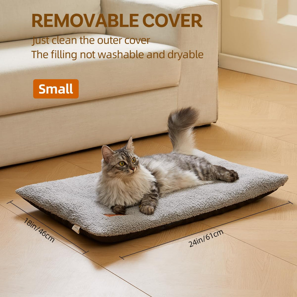 TIMSUNBER Self Warming Cat Bed size-29x19 fits indoor and outdoor spaces.