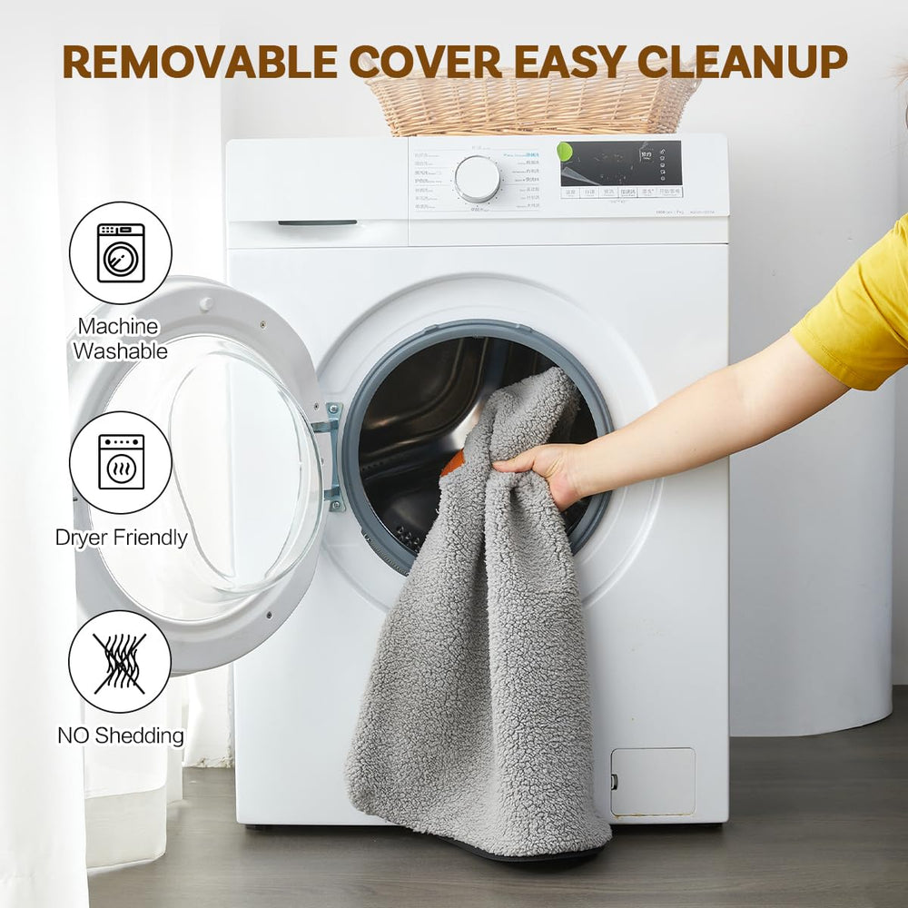 TIMSUNBER Self Warming Cat Bed washable-cover highlights simple maintenance.