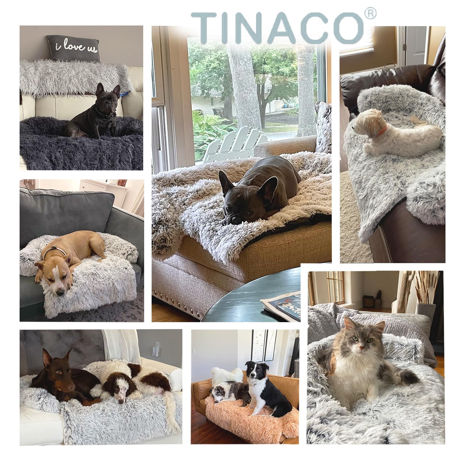 Tinaco bed mat features non-slip bottom for stable placement.