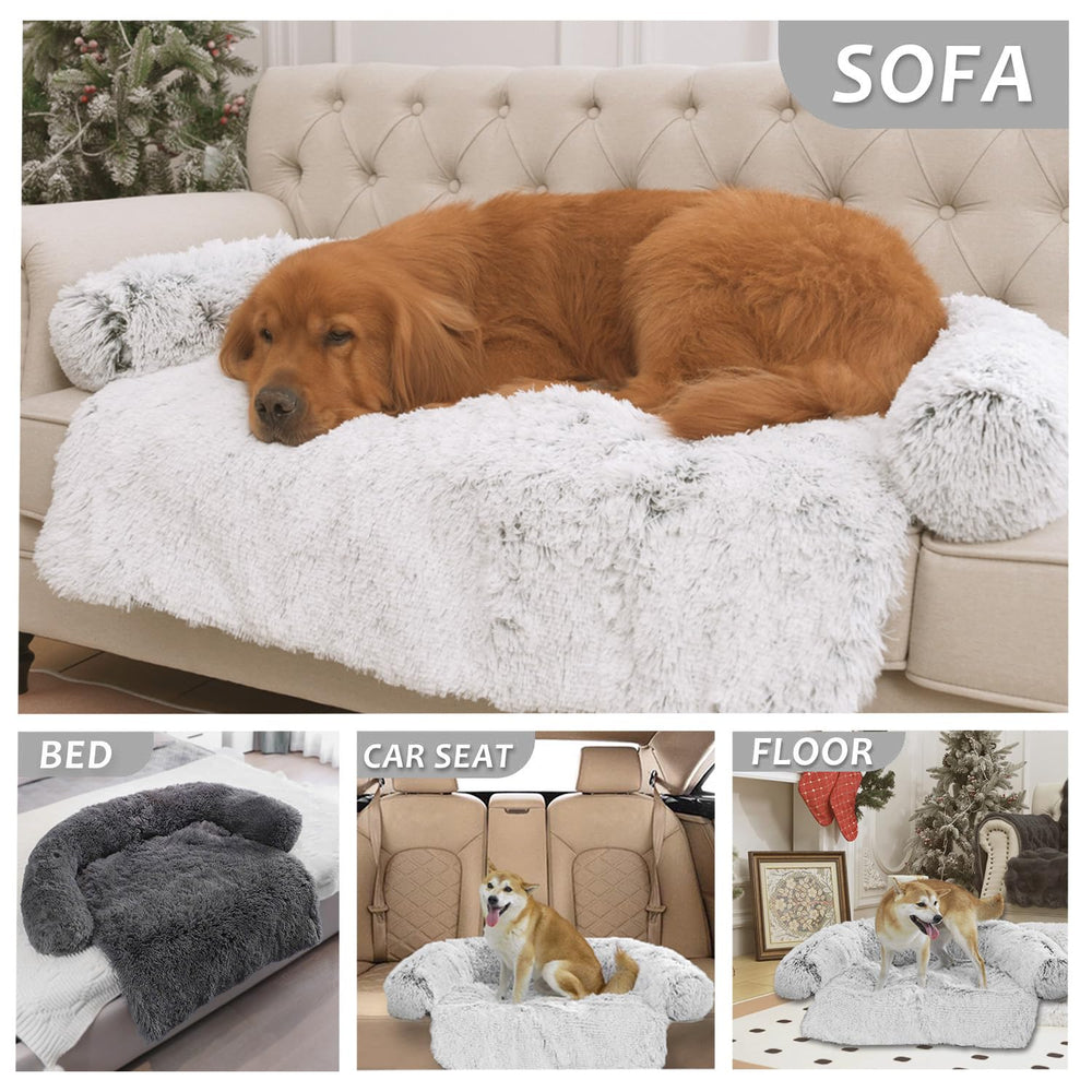 Tinaco calming bed mat 36x31 inches fits multiple pets.