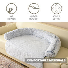 Tinaco plush long fur surface provides warm, cozy comfort.