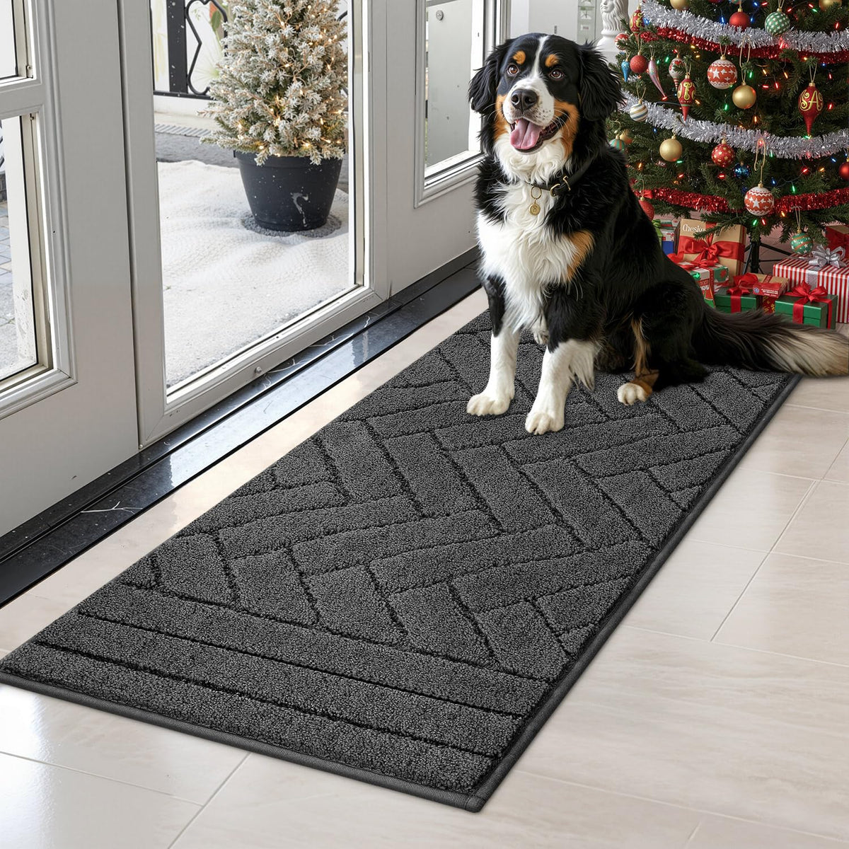 Tindbea dog bed mat showcases soft plush surface for cozy pet comfort.