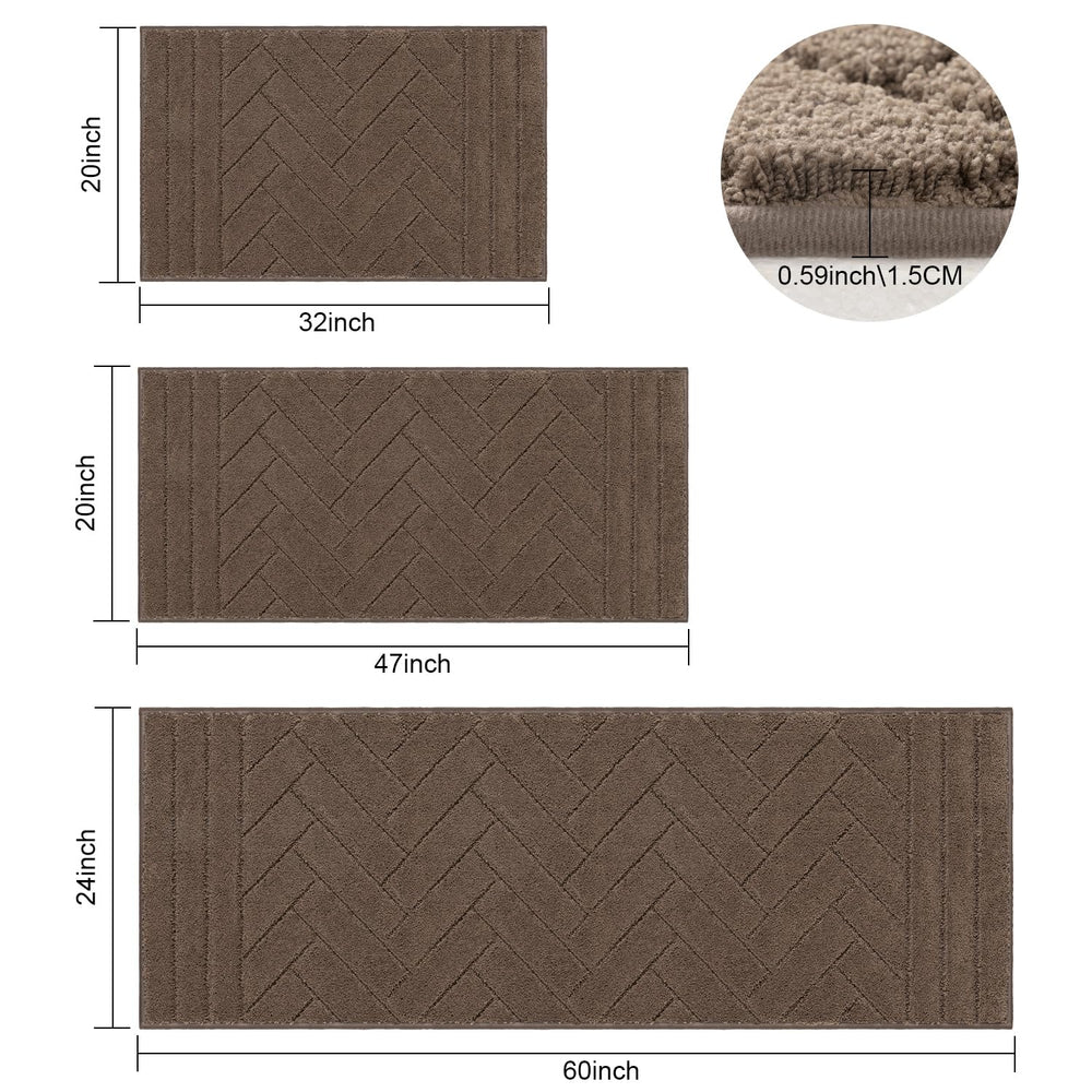 Tindbea dog mat latte low-profile image shows slim 0.4-inch design