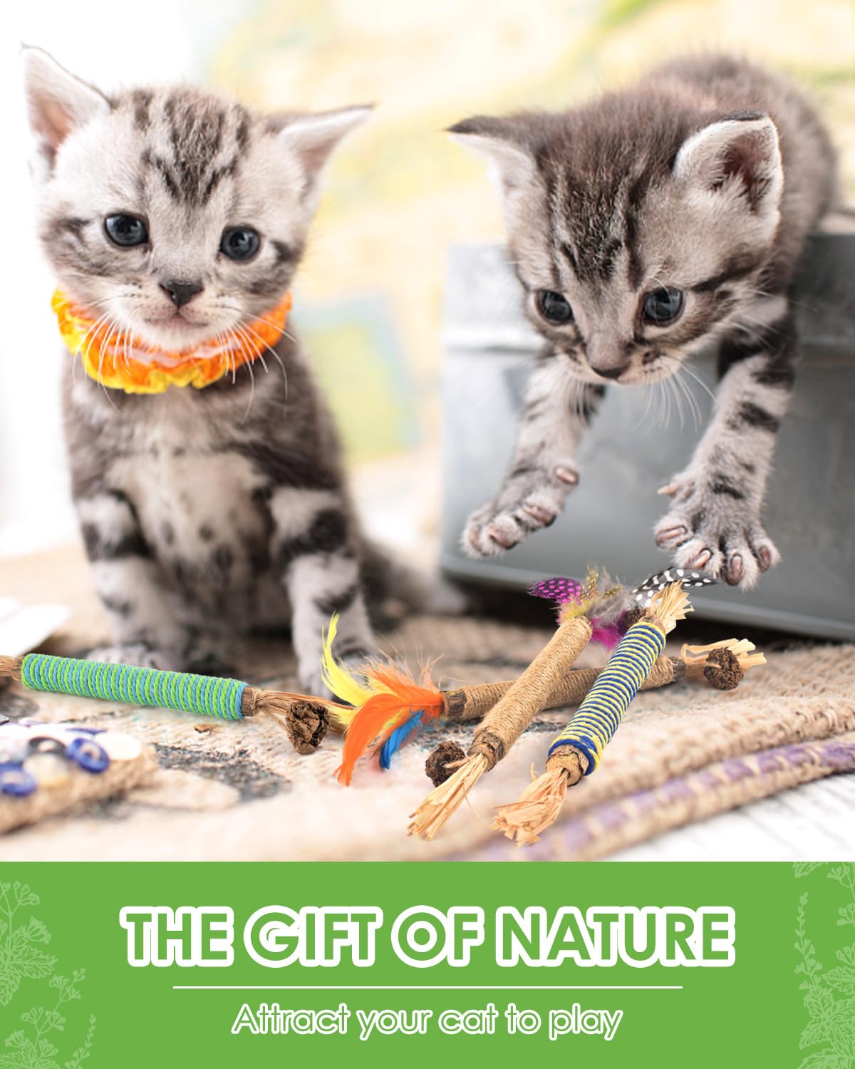 The TINDTOP aggressive-chewers cat toy highlights a durable design for tough chewers.