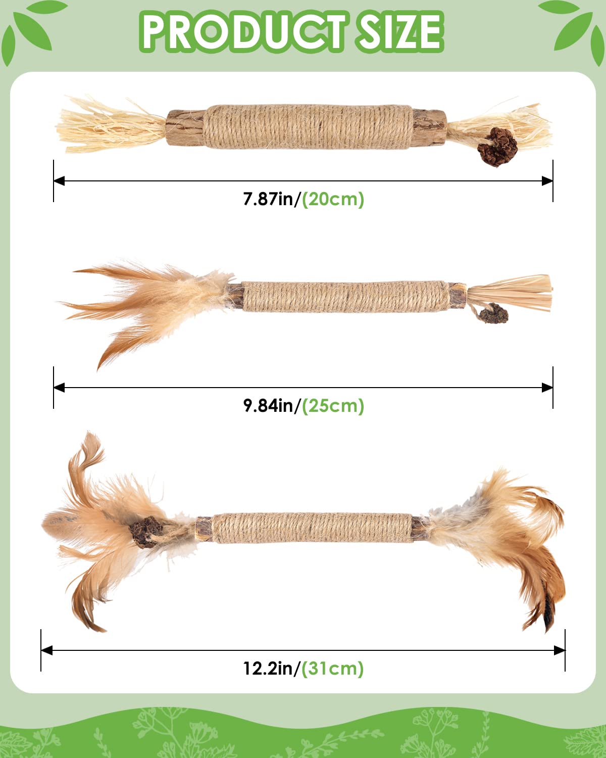 TINDTOP Silvervine Sticks provide dental cleaning while cats chew and nibble.