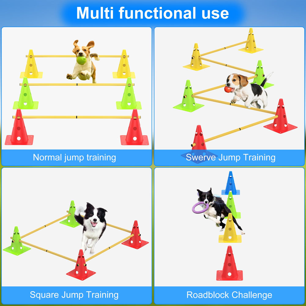 TINEPRY agility cones arranged for precise weaving practice and obstacle navigation