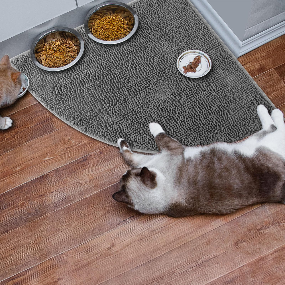 Tinideya Corner Cat Litter Mat easy-clean design supports hassle-free maintenance