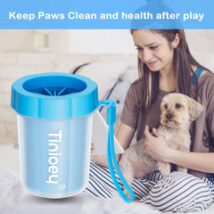 Tinioey dog-paw-balm nourishes paw pads after washing