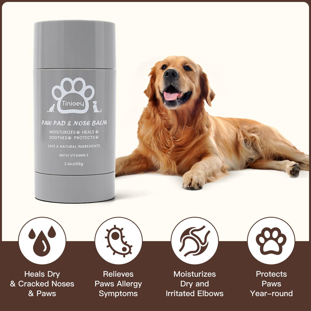Tinioey paw balm stick twist-up in use for quick, mess-free application