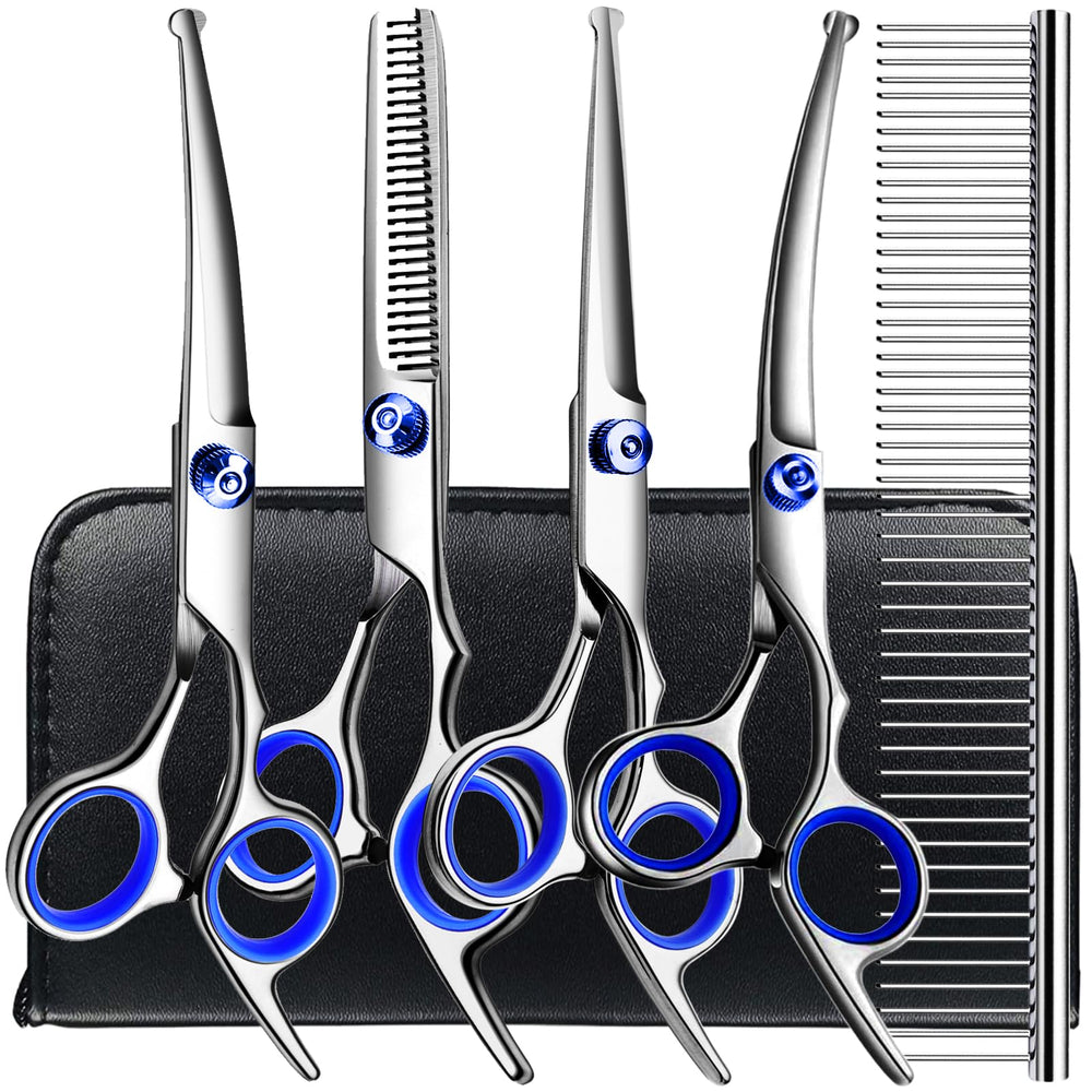 TINMARDA 6in1 dog grooming kit packshot for home grooming versatility and organization.