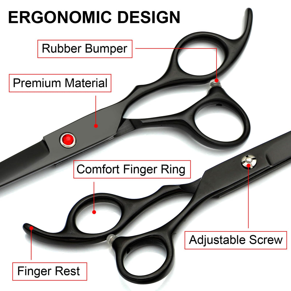 TINMARDA grooming comb with rounded teeth glides through fur without snagging