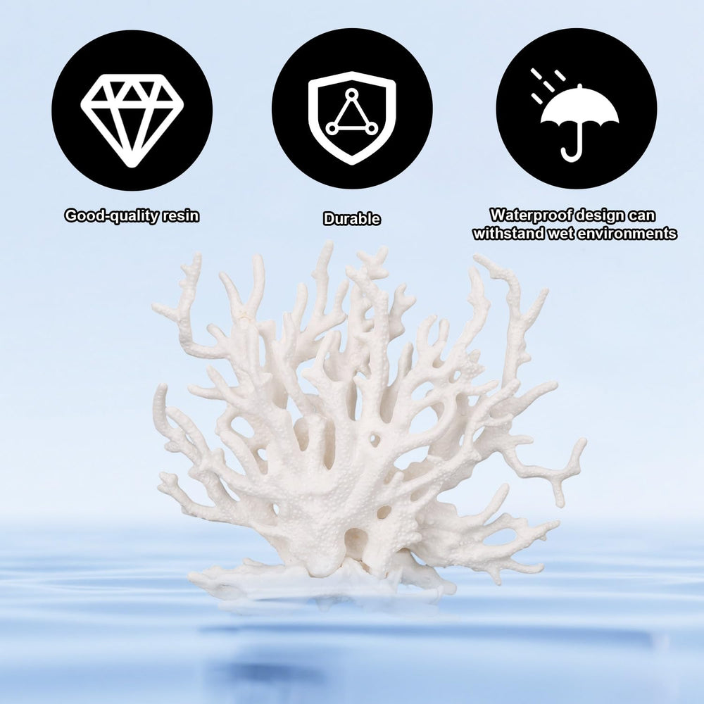 Tinoaly easy-clean coral ornament is wipe-clean or soak-friendly