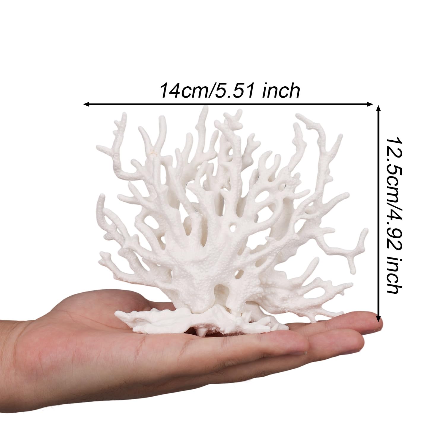 Tinoaly lifelike coral ornament enhances aquarium scenery and easy maintenance