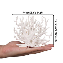 Tinoaly lifelike coral ornament enhances aquarium scenery and easy maintenance