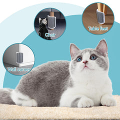 Tiny Pets hair collection feature with loose fur on brush demonstrates cleaner surrounding areas.