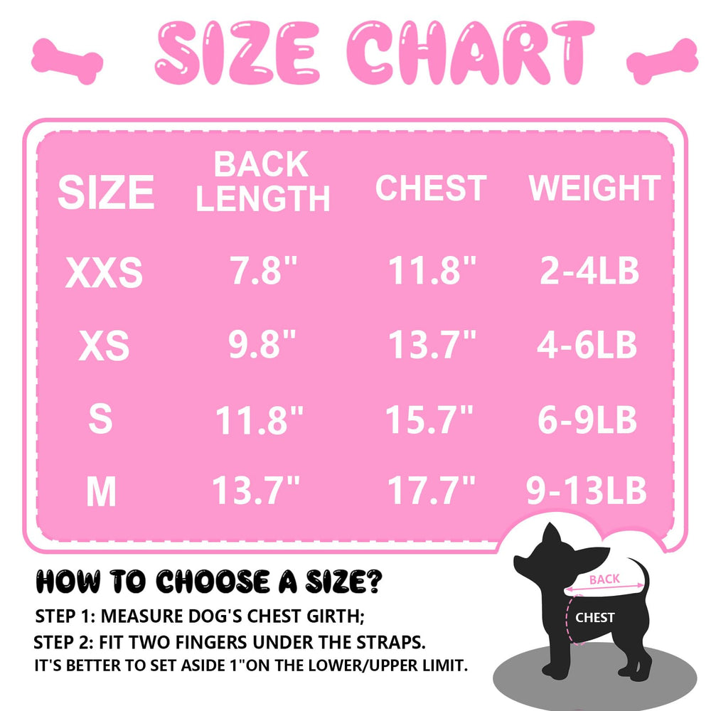 Tiny Teacup pink dog shirt packaged image signaling ready-to-wear convenience