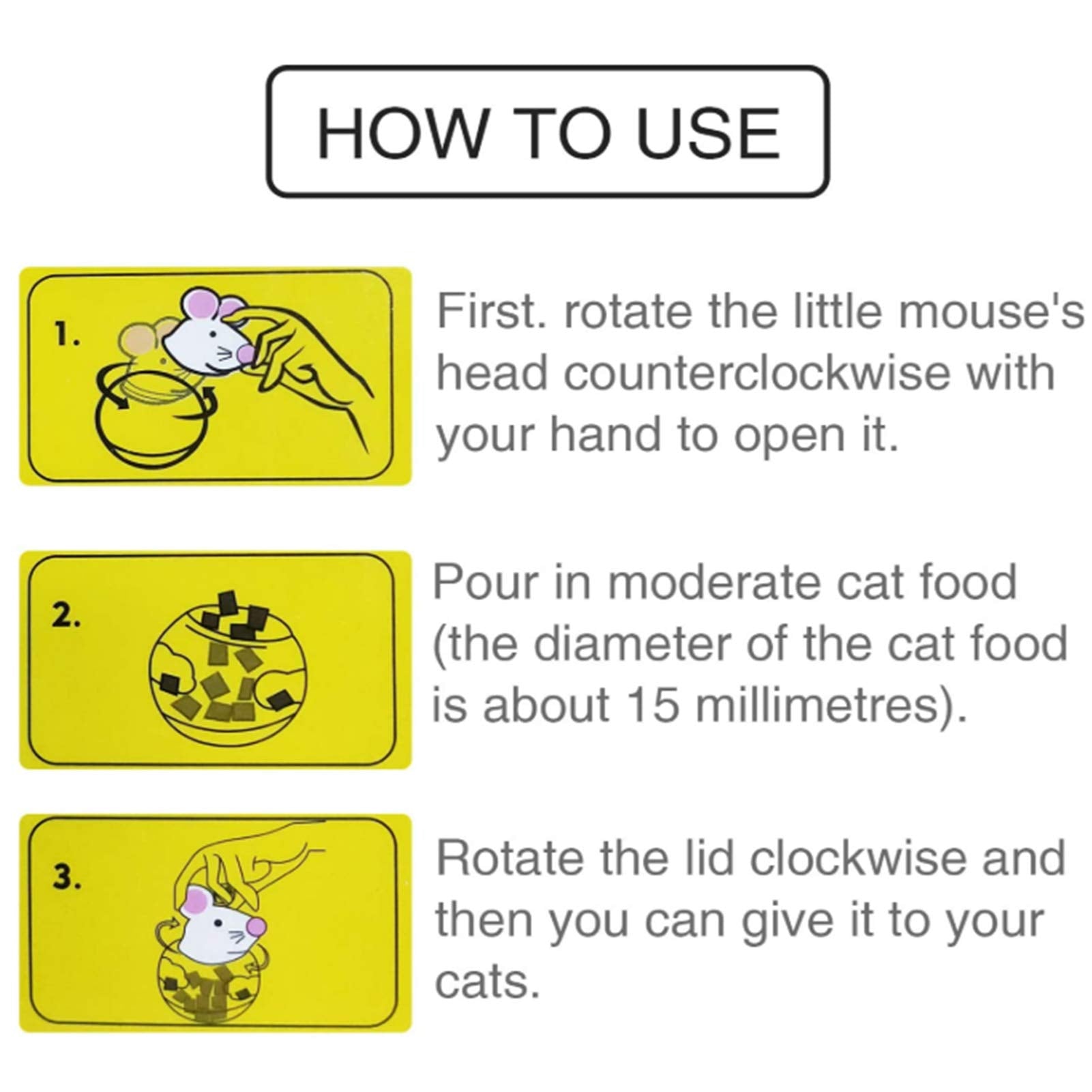 tiopeia cat treat dispenser transparent-storage: quick visibility for refills
